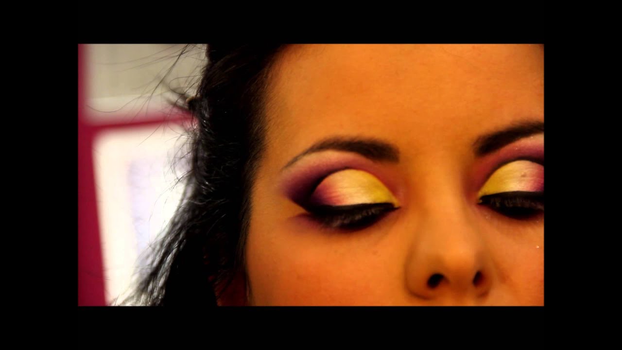 Make up de fantasia  fiesta  Maquillaje con acuarelas