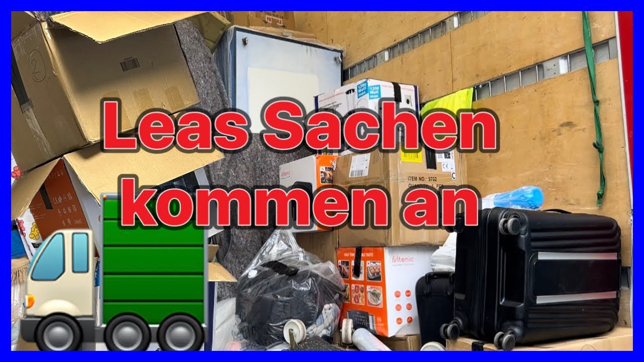 2. Tag in Deutschland 🇩🇪 Leas Klamotten 🚛kommen an 😊