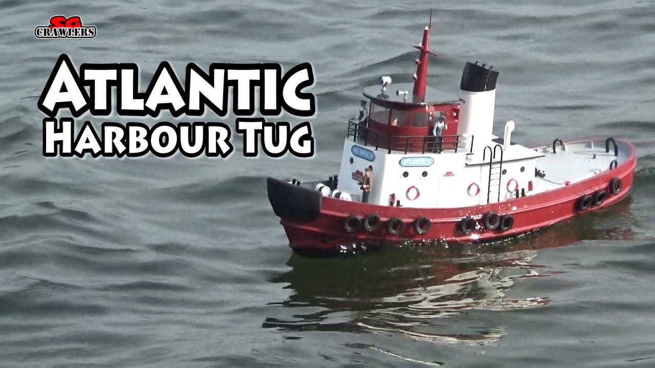 AquaCraft Models Atlantic II Harbor Workhorse Tug boat in action!
