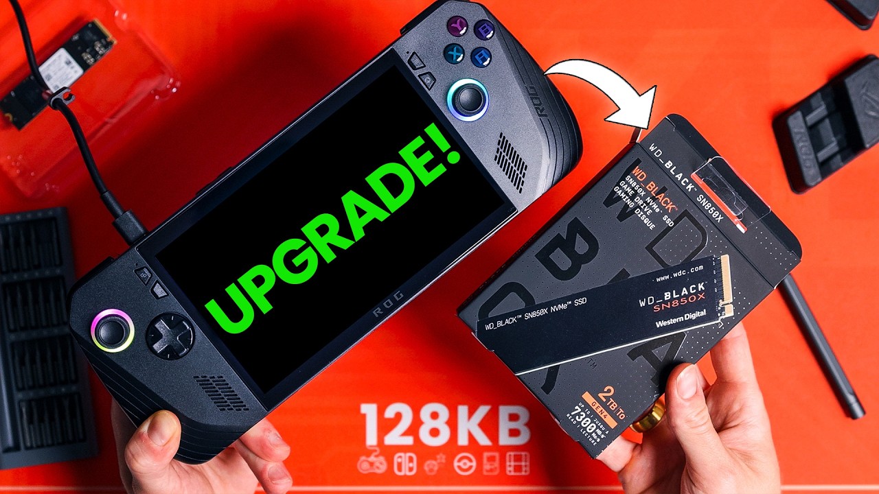 Как обновить ваш ASUS ROG ALLY X Drive!