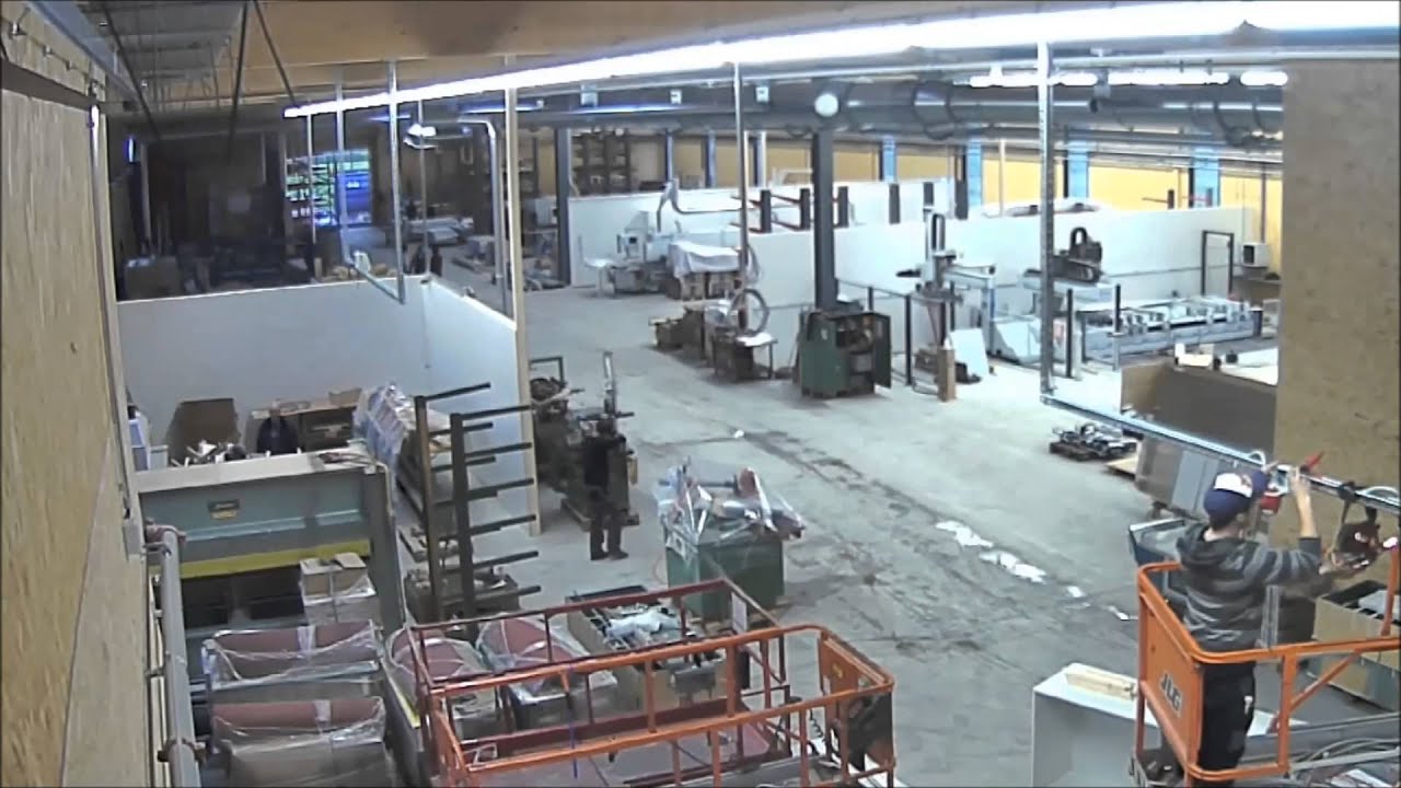Zeitraffer Produktionshalle