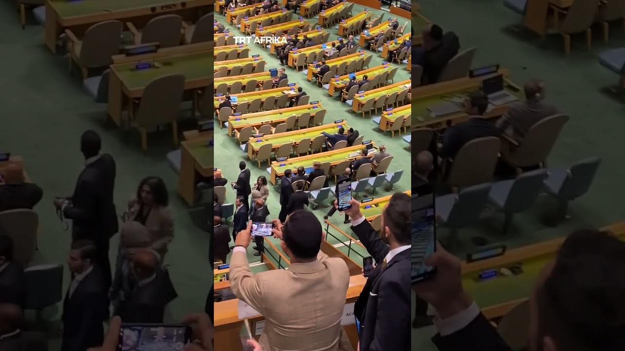 Delegates Walk Out During Netanyahu's UNGA Speech