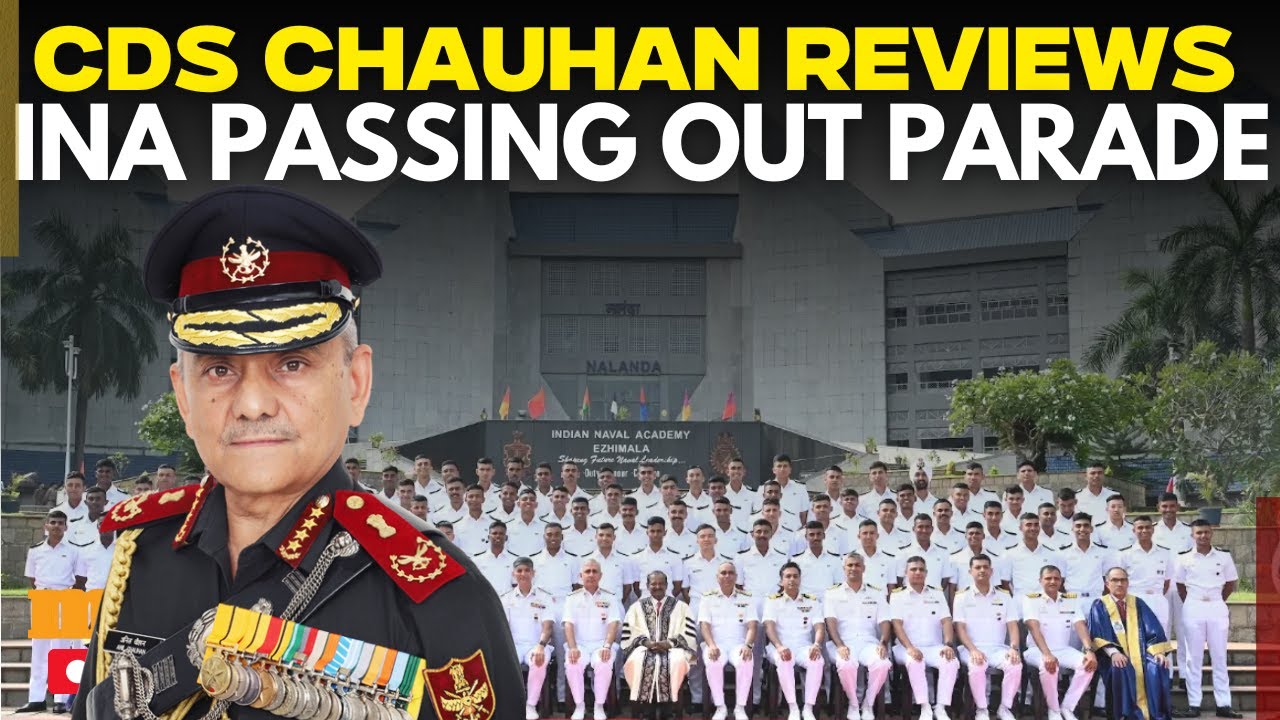LIVE: Indian Naval Academy Holds Passing Out Parade; CDS Anil Chauhan Leads Review