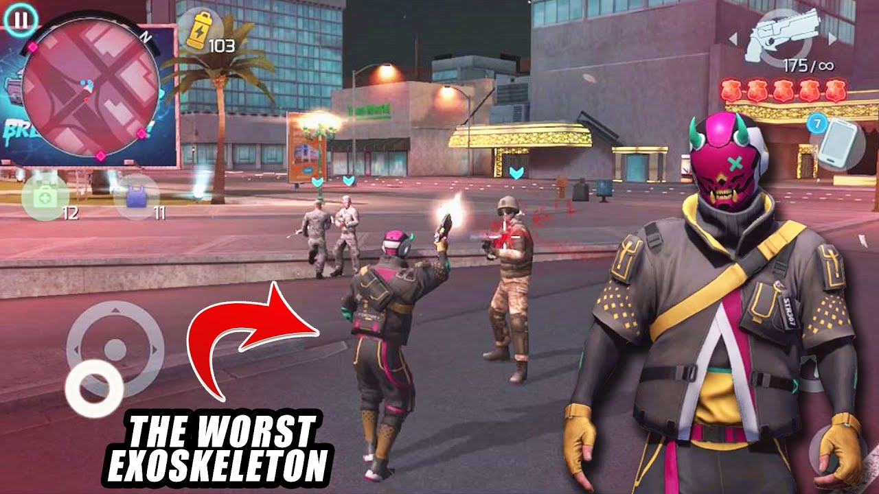 THE WORST EXOSKELETON? NEON ONI MAX LEVEL | GANGSTGAR VEGAS