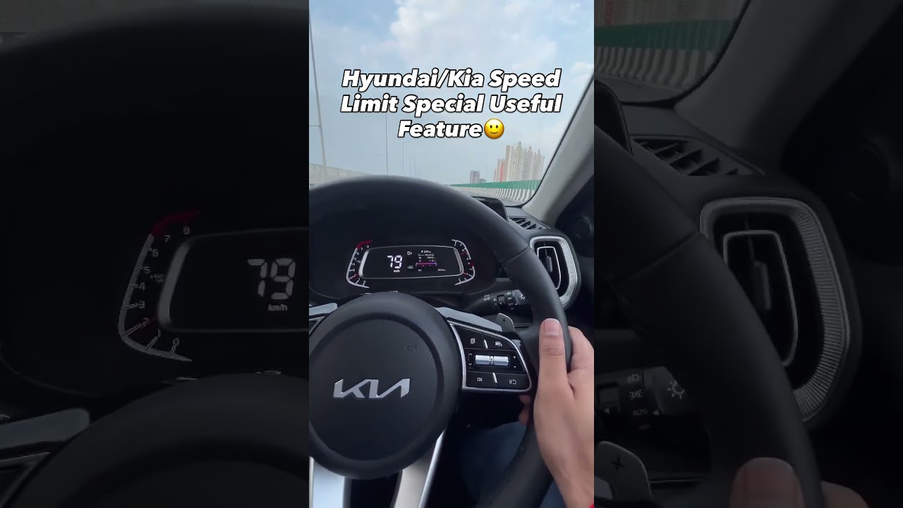 Hyundai/Kia Speed Limit Cruise Control Useful Feature