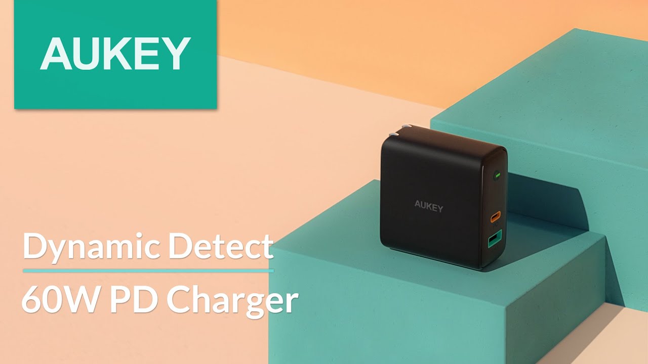 AUKEY 60W Dynamic Detect Dual-Port PD Charger PA-D3 - Quick Intro