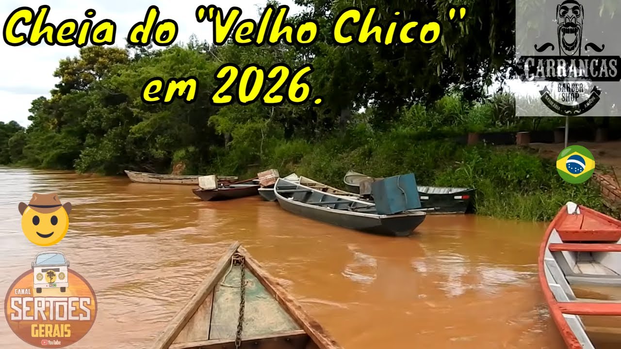 RIO SÃO FRANCISCO EM JANUÁRIA(MG). BOLETIM 25/01/2026: 