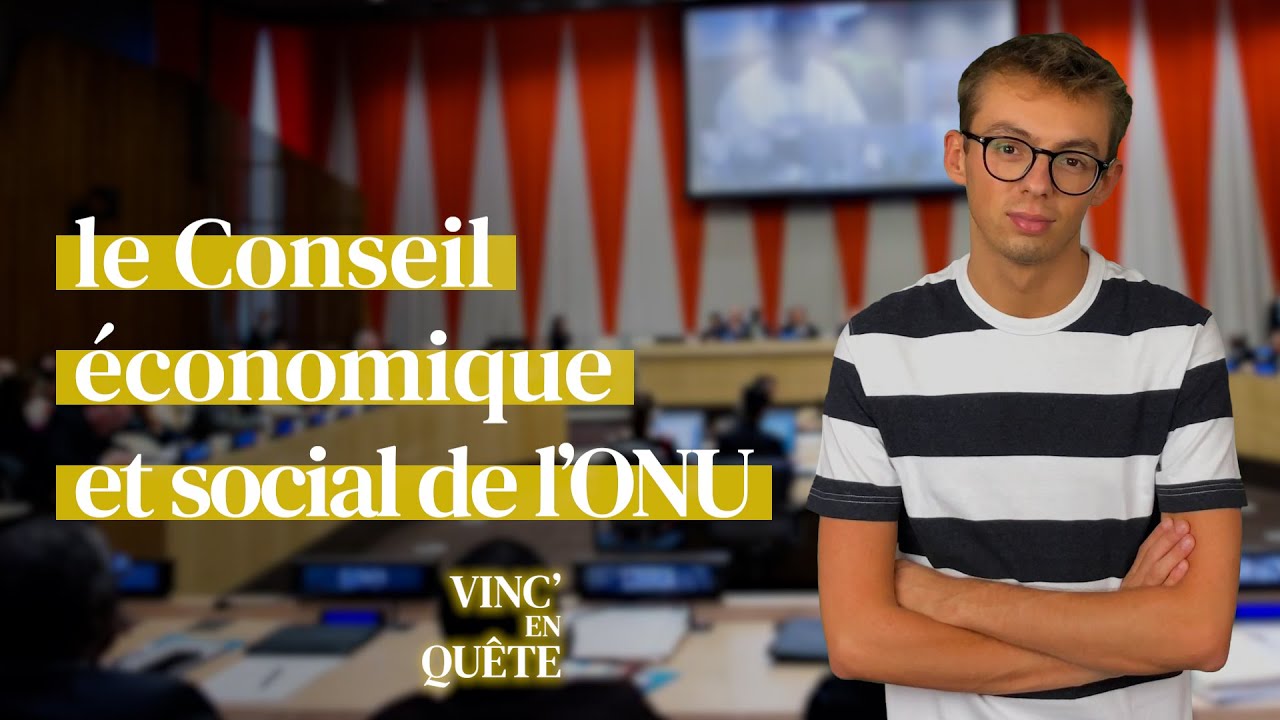 Tout savoir sur le CONSEIL ÉCONOMIQUE ET SOCIAL DES NATIONS UNIES  ☛ 3 minutes sur l’ONU