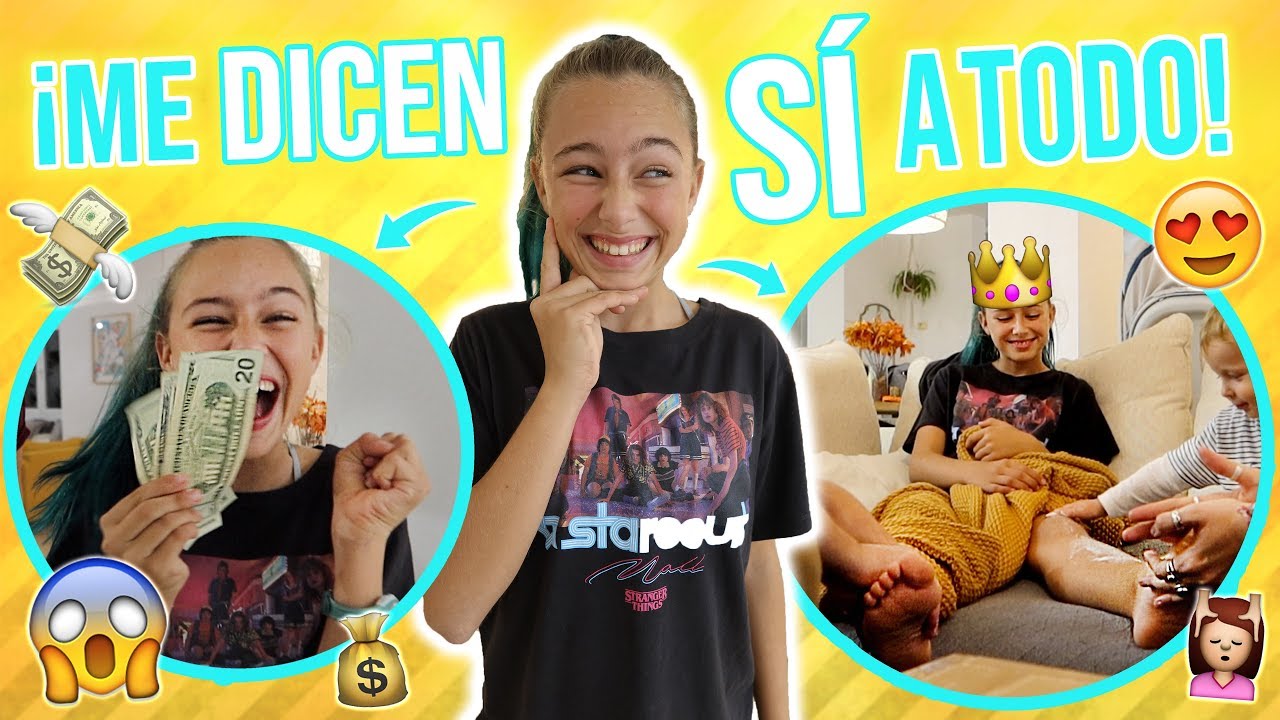 ¡MIS PADRES ME DICEN SÍ A TODO! 😱OBEDECEN TODAS MIS ÓRDENES  - CHALLENGE  - Familia Carameluchi