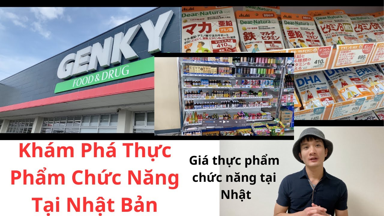 Khám Phá Giá Cả Thực Phẩm Chức Năng Nhật  Tại Nhật ( thuốc bổ và giá cả tại Nhật)