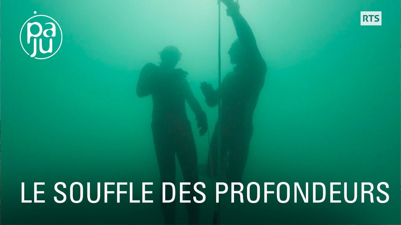 Ils se passionnent pour la plongée en apnée dans les lacs