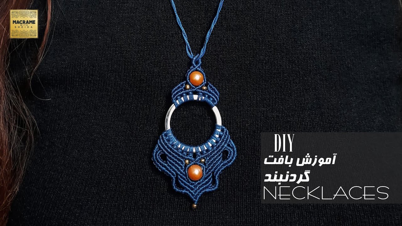 Tutorial macrame1:macrame necklace|do it yourself|diy necklace