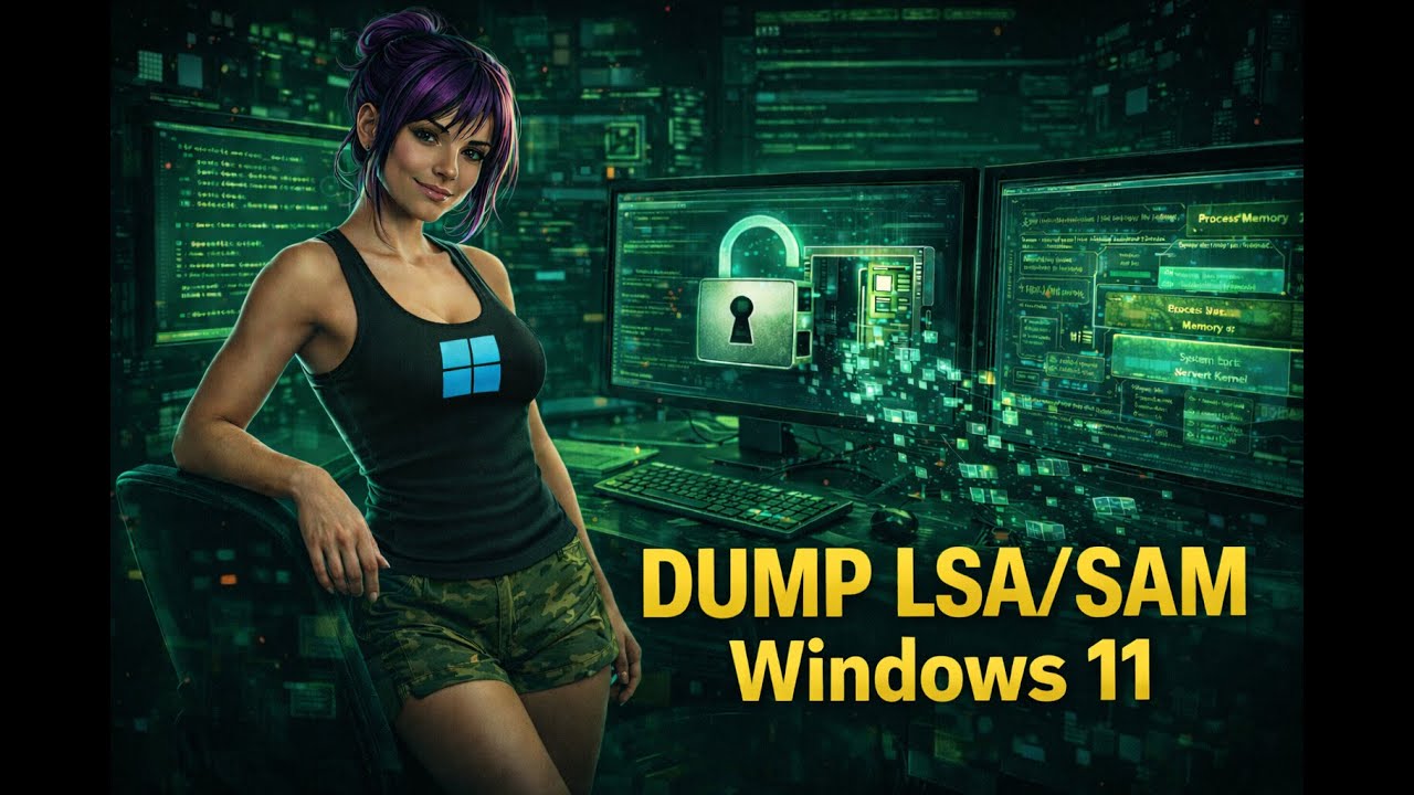 Выгрузка паролей (SAM/LSA)/сбор учетных данных с помощью SILPH (Windows 11)