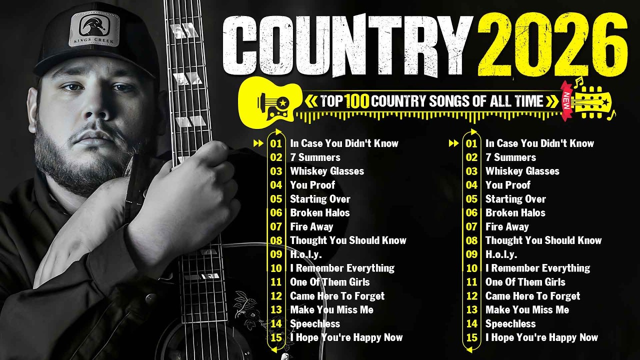 🔥 Country Songs 2026 | Best of Brett Young, Chris Stapleton, Luke Combs, Kane Brown & Morgan Wallen