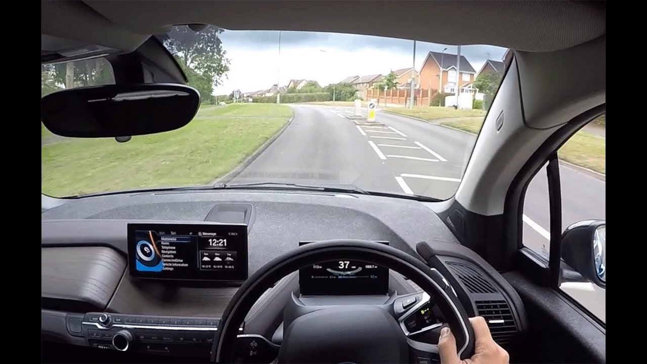 My 94Ah BMW i3 Rex Protonic Blue - POV Drive around town