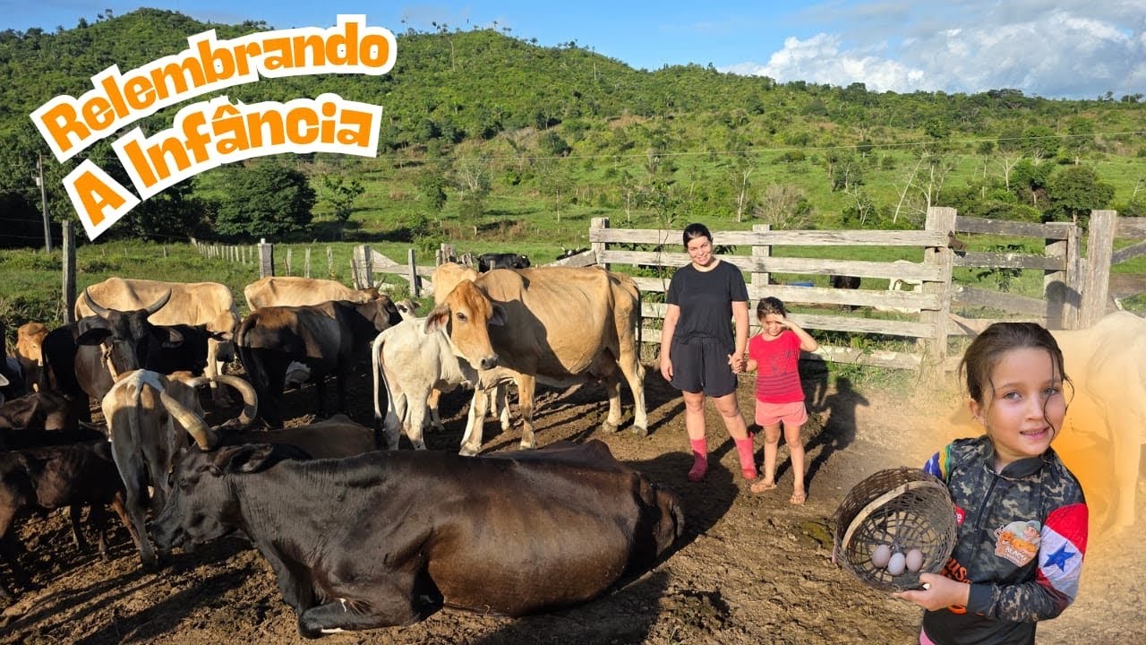 Visitando o curral do vovô ! 