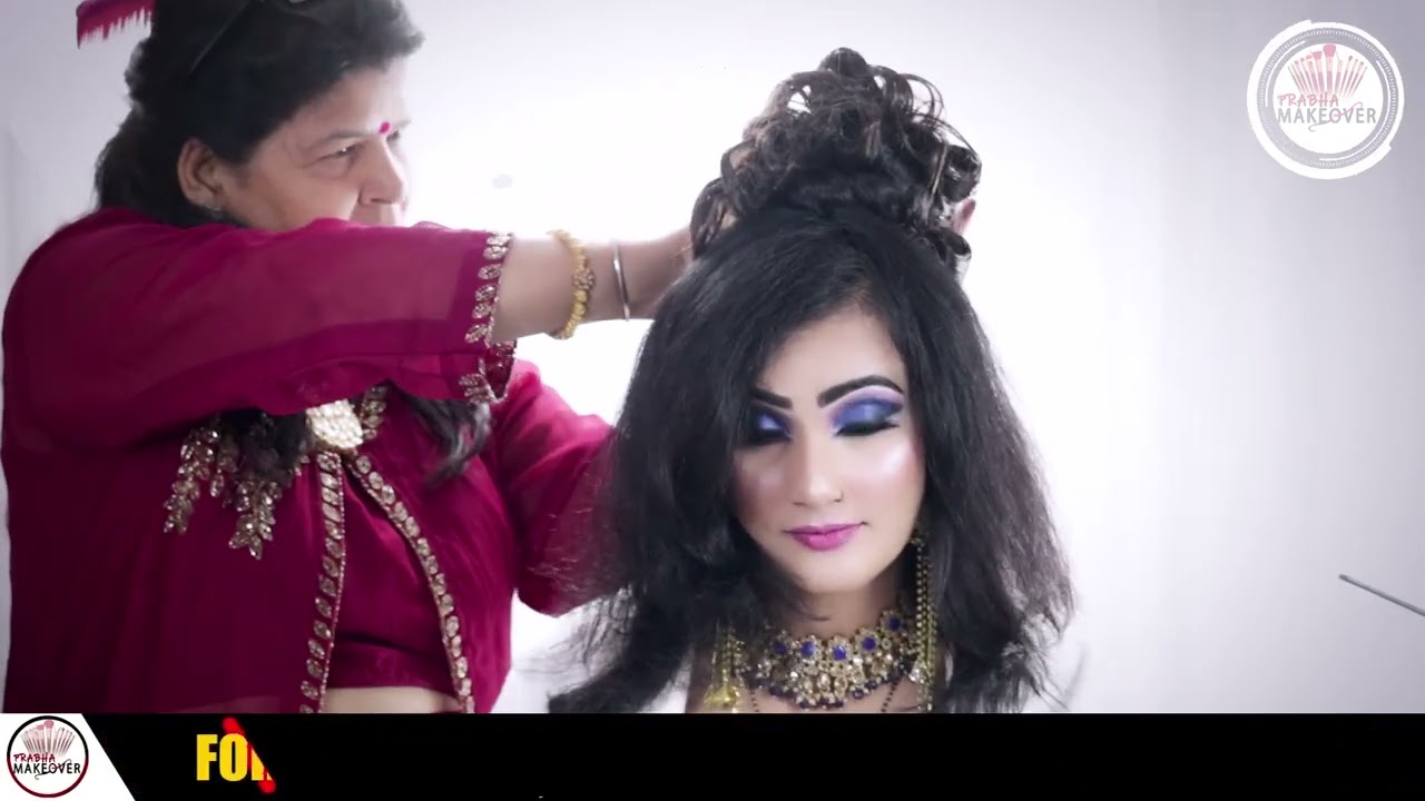 Exotic Hairstyle | Easy To Makeup |