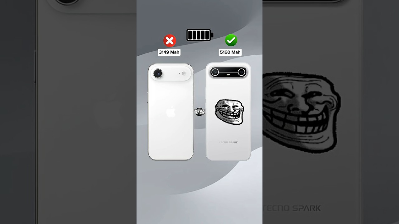 iPhone 17 Air vs Tecno Spark Slim