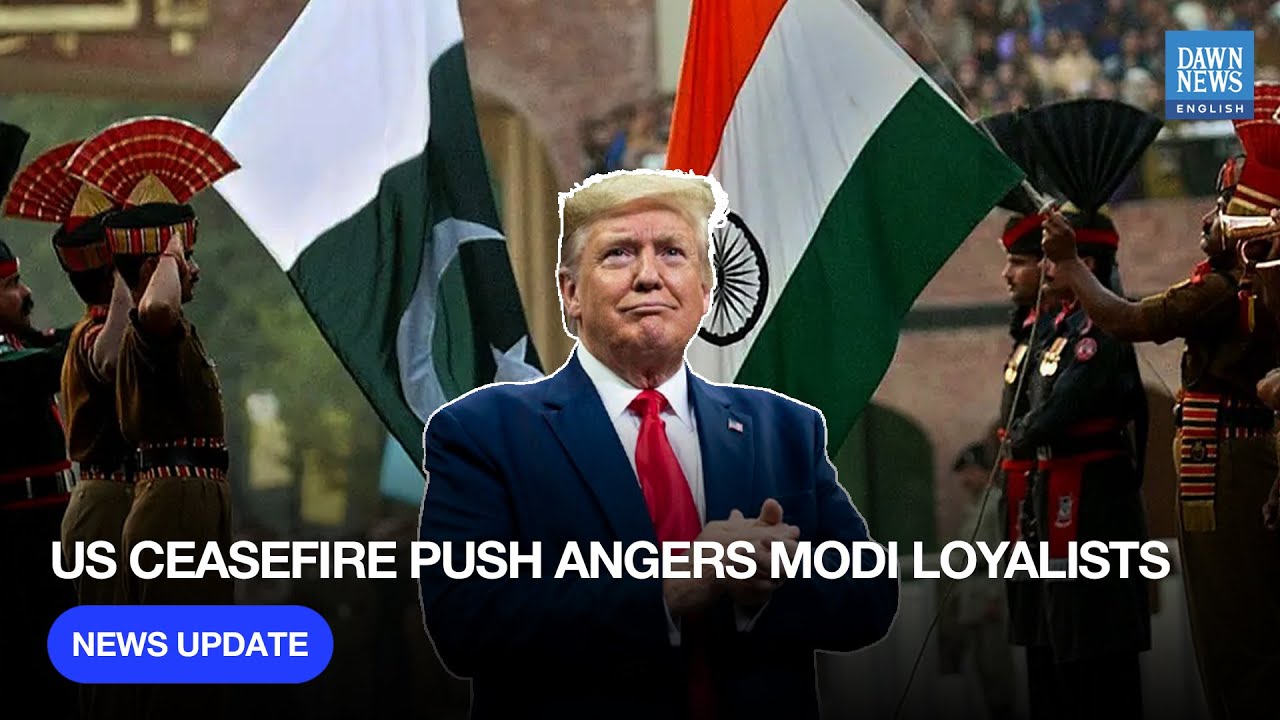 US President&rsquo;s Intervention For Ceasefire Angers Modi Loyalists | Dawn News English