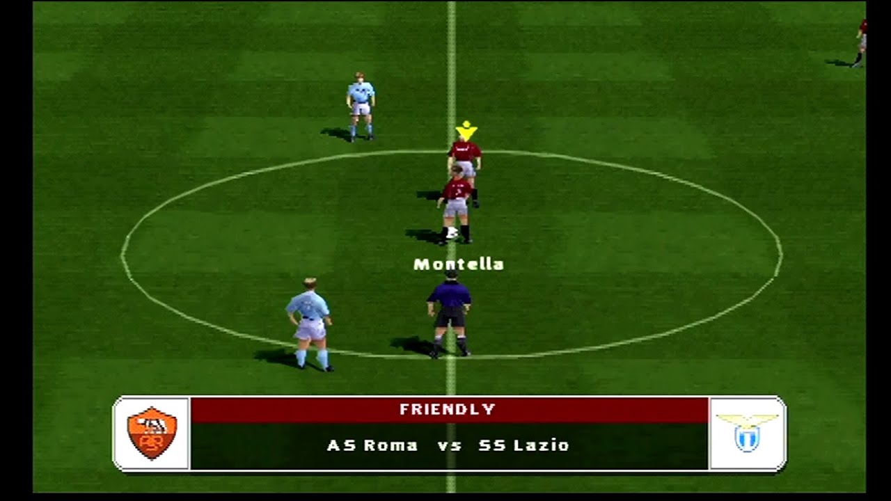 FIFA 2004 (PS1) AS Roma vs SS Lazio