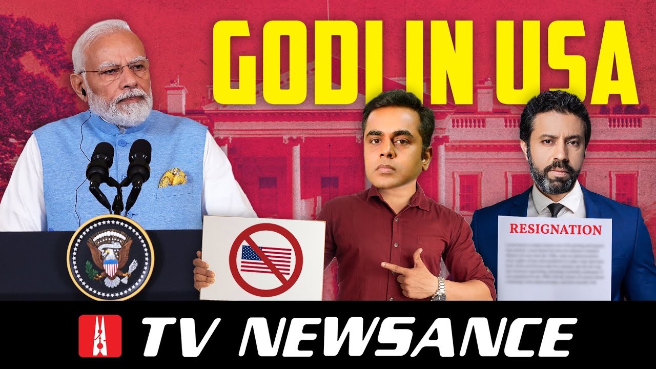 Modi & Godi media&rsquo;s trip to the US | Farewell to RSS | With English Subtitles | TV Newsance 216