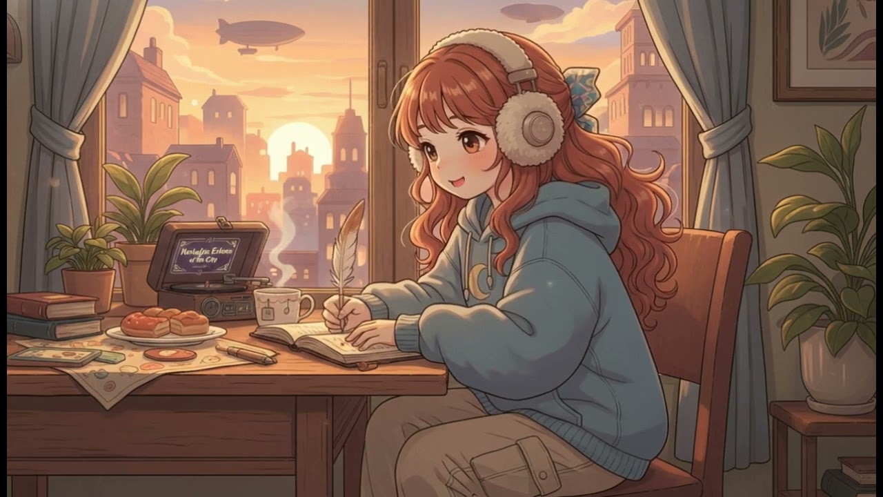 Nostalgic Echoes of the City - Lofi Hip Hop / Chill Study Beats