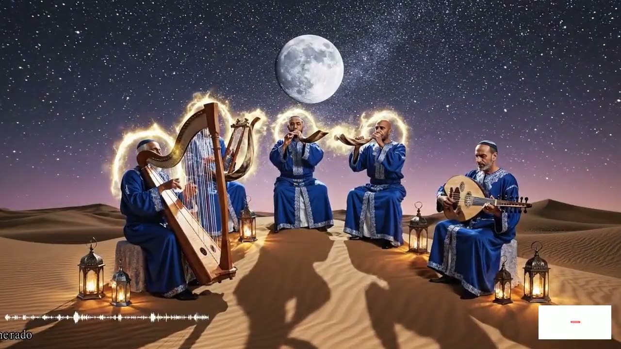 Aliento Sagrado En Jerusalén Con Shofar, Cánticos De David E Instrumentos Del Templo Ante Adonai