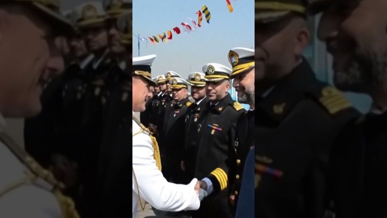 Russian Warship Docks in Iran Ahead of Joint Naval Drills Amidst Growing US Tensions #shorts