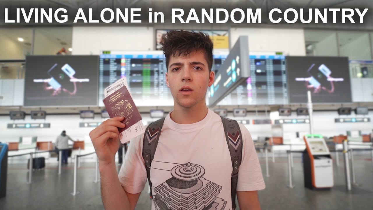 I Lived ALONE in Random Country for a WEEK! (very bad idea)