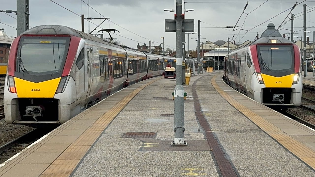 Trains at Norwich, GEML, 24/11/23