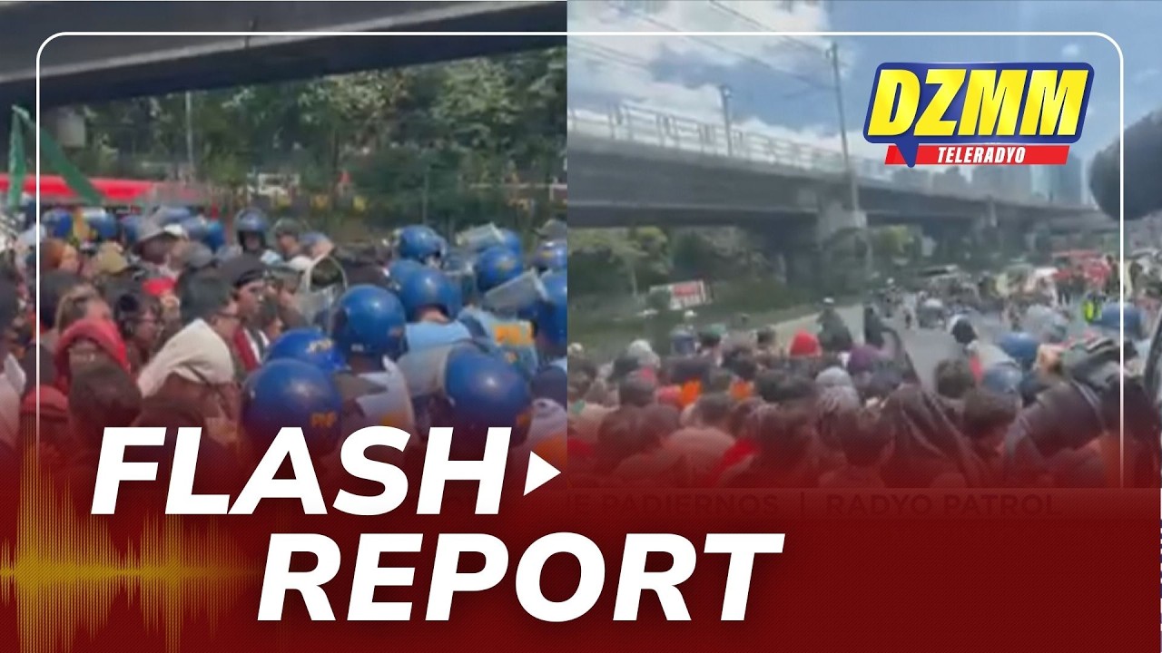 Rallyists break human barrier at EDSA Rochester amid 40th anniv | DZMM Teleradyo (25 February 2026)