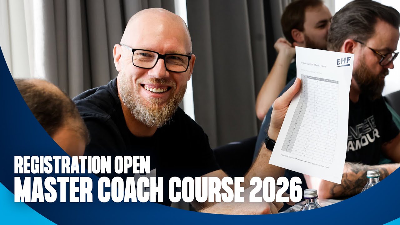 Registration open for EHF Master Coach Course in 2026