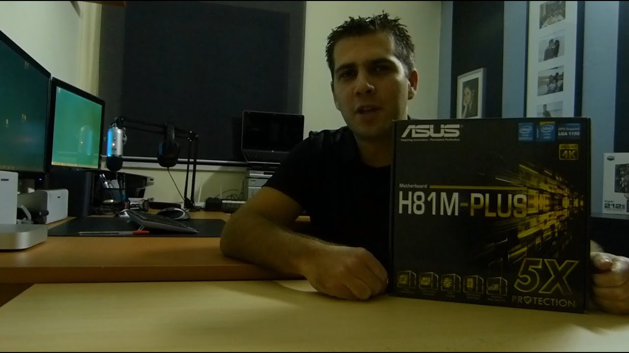 Asus H81M Plus Micro ATX Motherboard Unboxing and Overview