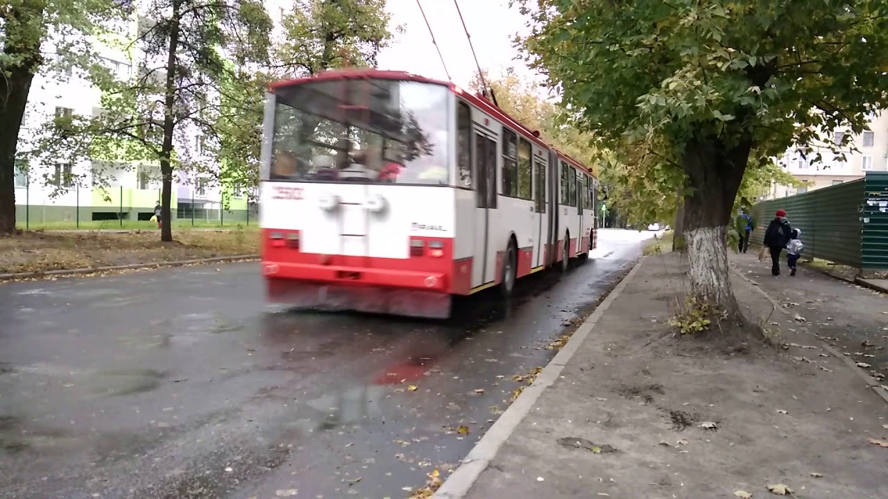 Тролейбус ШКОДА 15ТР місто Харків за маршрутом #3