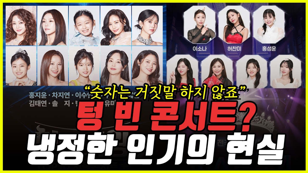 [2부] 현역가왕3 vs 미스트롯4 콘서트 예매율의 진실! 숫자는 거짓말을 하지 않습니다.