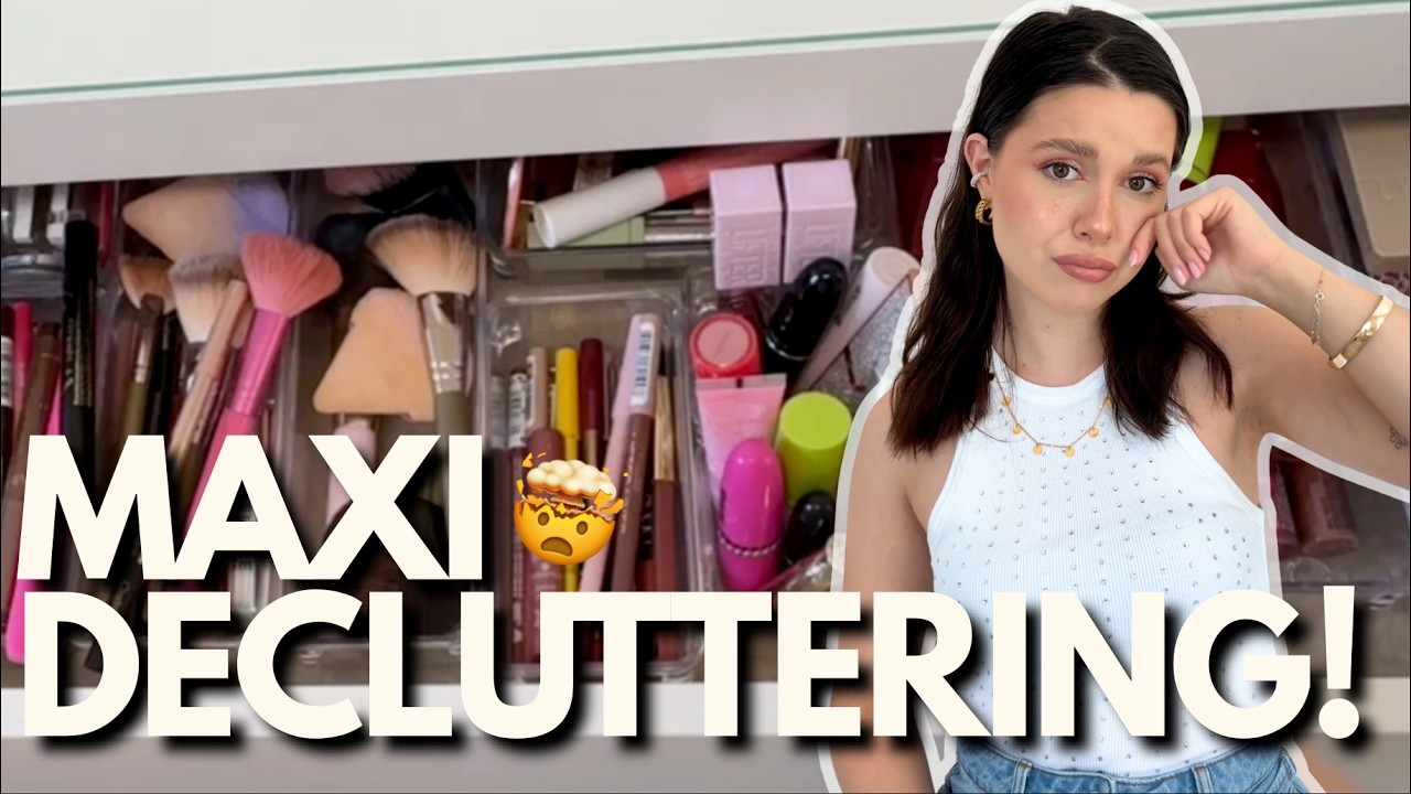 DECLUTTERING BASE 🎀 Primer, Fondotinta, Correttori, Blush, Ciprie | Organizzo la postazione Make-Up!
