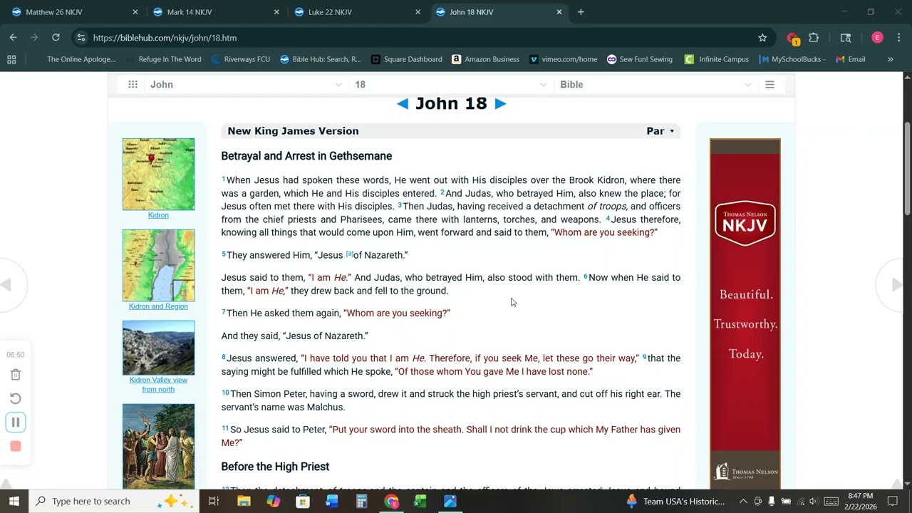 Video 119 Chronological Gospel Series