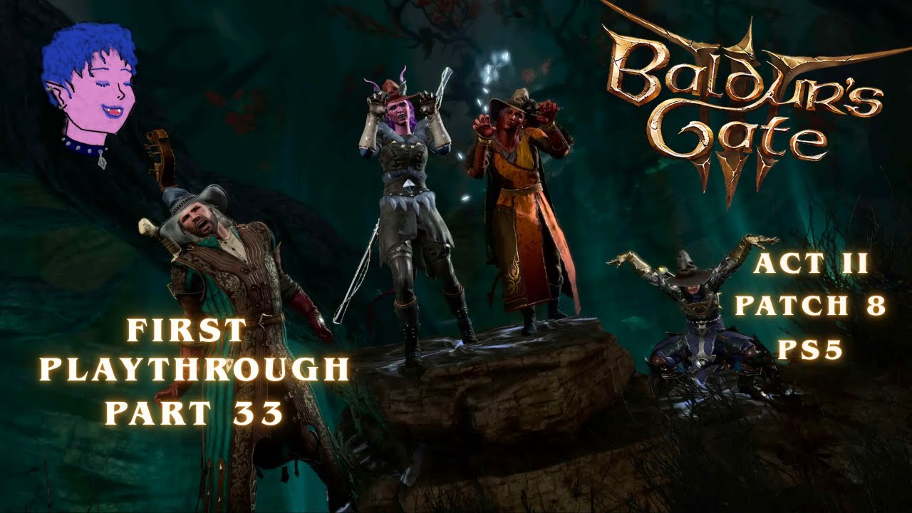 🪾 Spooky Hike 🪾 - Baldur's Gate 3 - Part 33 - First Playthrough - Patch 8 - PS5