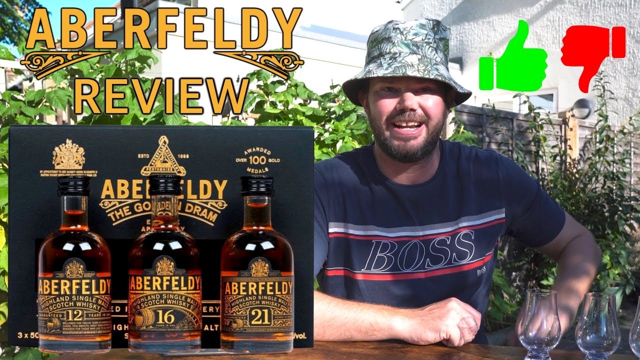 Aberfeldy 12, Aberfeldy 18 and Aberfeldy 21 Comparison Scotch Whisky Review - What is the Best Value