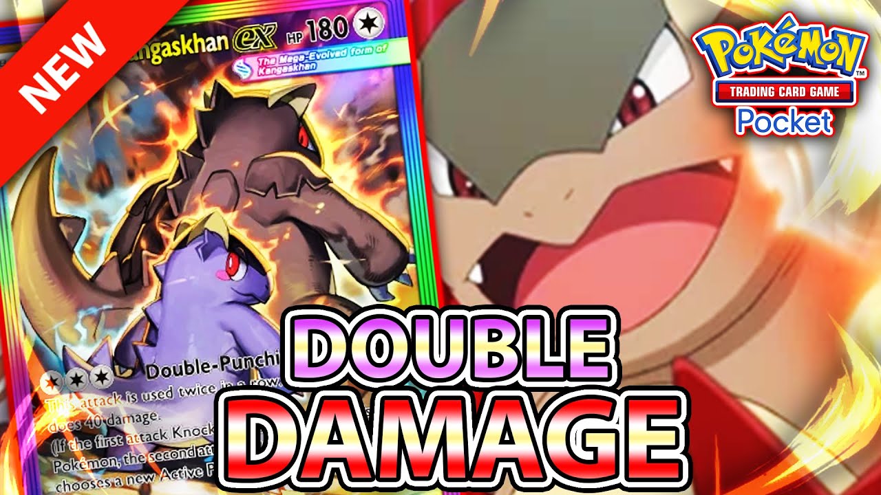 Мега-Кангаскан может нокаутировать 2 покемонов! | Pokemon TCG Pocket