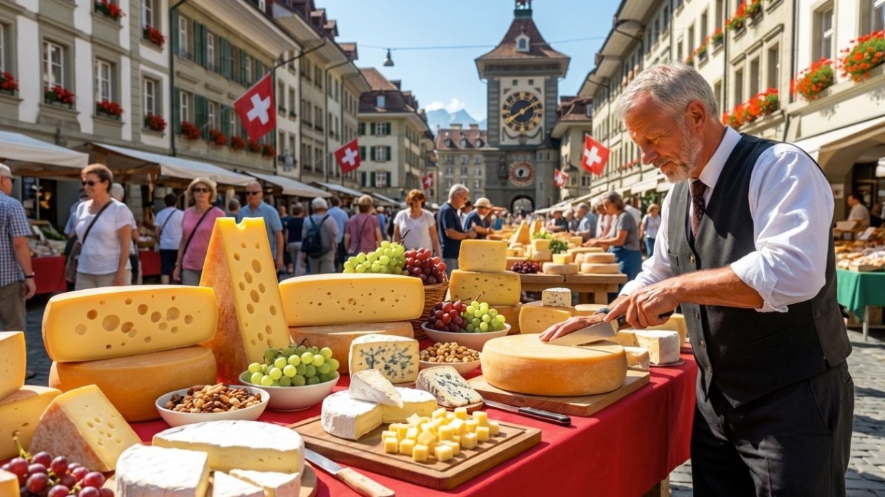 АУТЕНТИЧНЫЙ ШВЕЙЦАРСКИЙ СЫРНЫЙ РЫНОК В БЕРНЕ 🇨🇭 | ФЕРМЕРСКИЙ РЫНОК ШВЕЙЦАРИИ