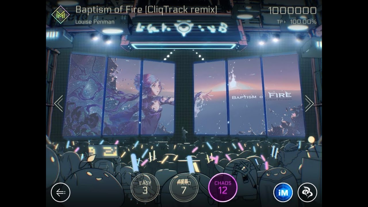 【Cytus II】Baptism of Fire (CliqTrack Remix) [CHAOS] MM TP100