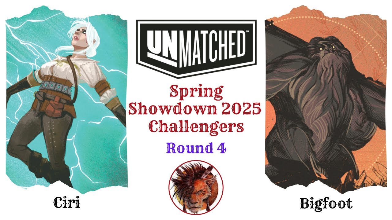 HORN vs HORN ! Ciri vs Bigfoot - Unmatched Tournament Gameplay