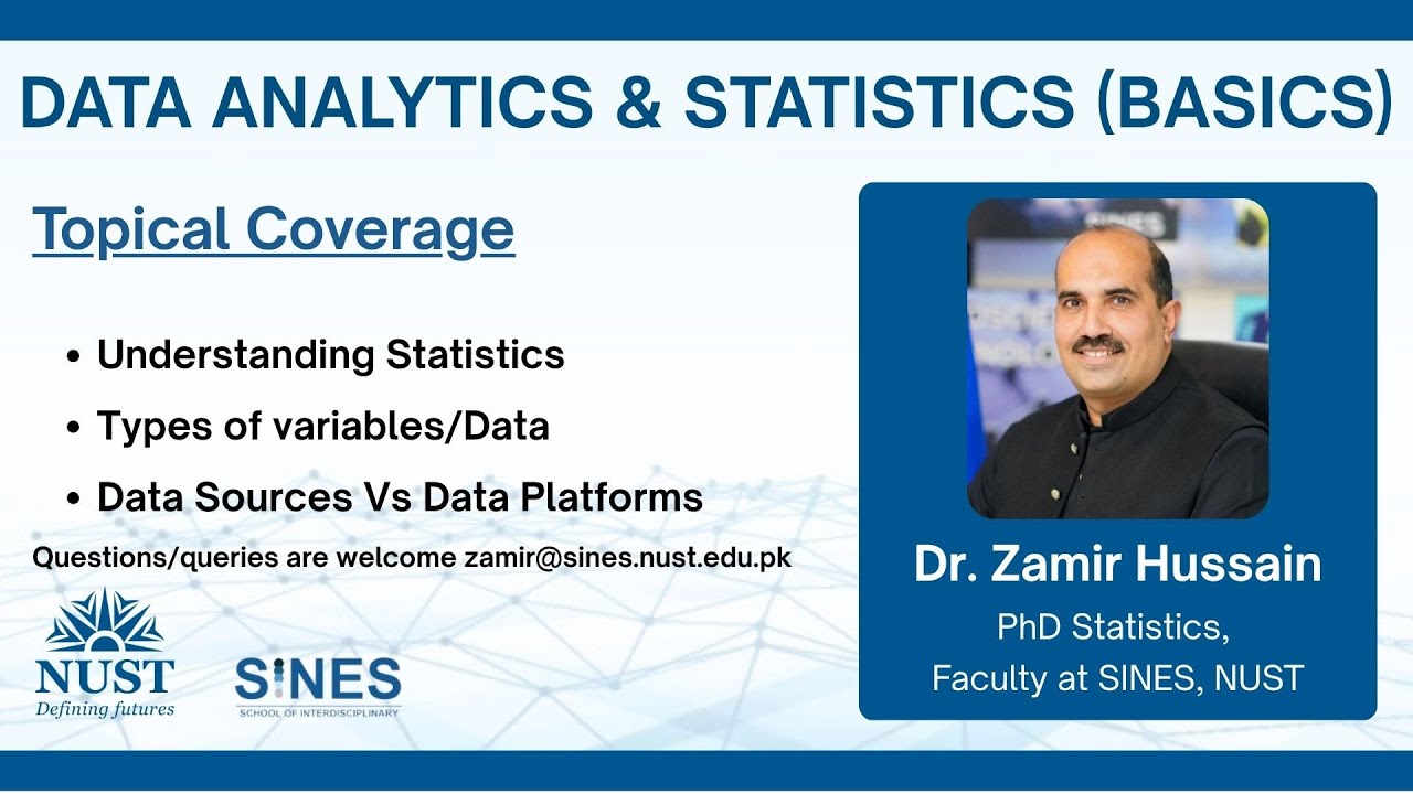 Data Analytics & Statistics, Basic Concepts for Beginners #basicstatistics #dealingvariables #data