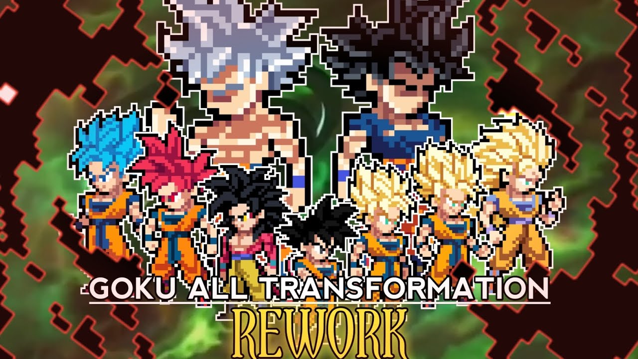 Goku all transformation | Sprite animation