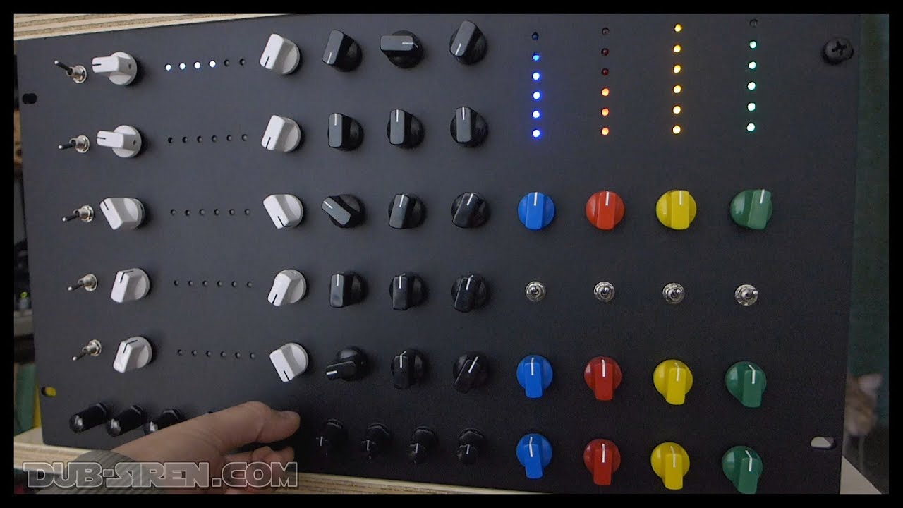 4-Way Reggae Pre Amp Demo 6u