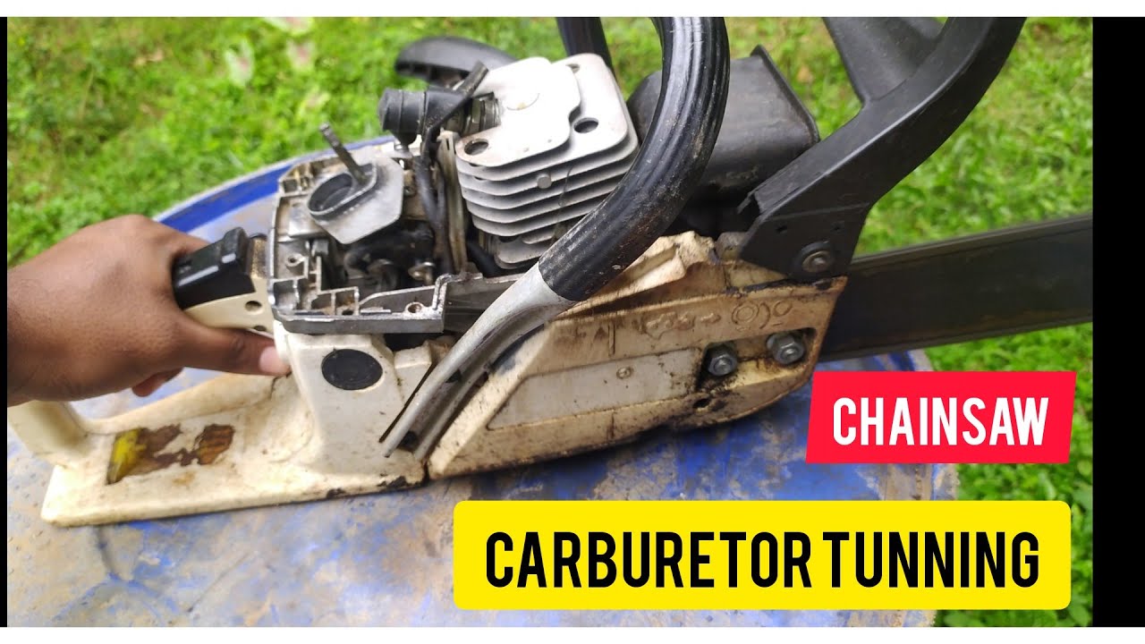 chainsaw carburetor adjustment tunning | chainsaw Repair മലയാളം