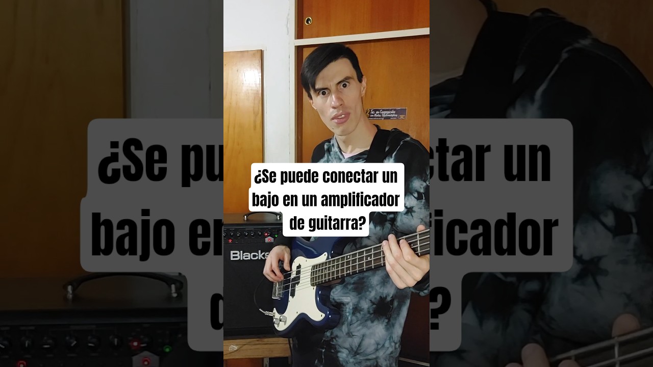¿Se puede conectar un bajo en un amplificador de guitarra? 