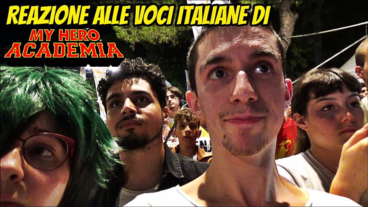 REAZIONE ALLE VOCI ITALIANE DI MY HERO ACADEMIA - RIMINICOMIX