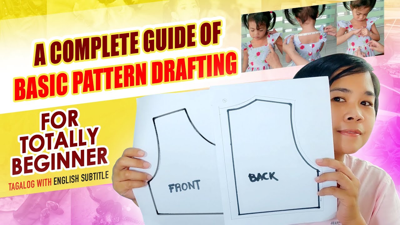 ENGLISH SUBTITLE | PAANO MAG DRAFT NG PATTERN MULA SA PAGKUHA NG SUKAT |  JHEN PANIZARES